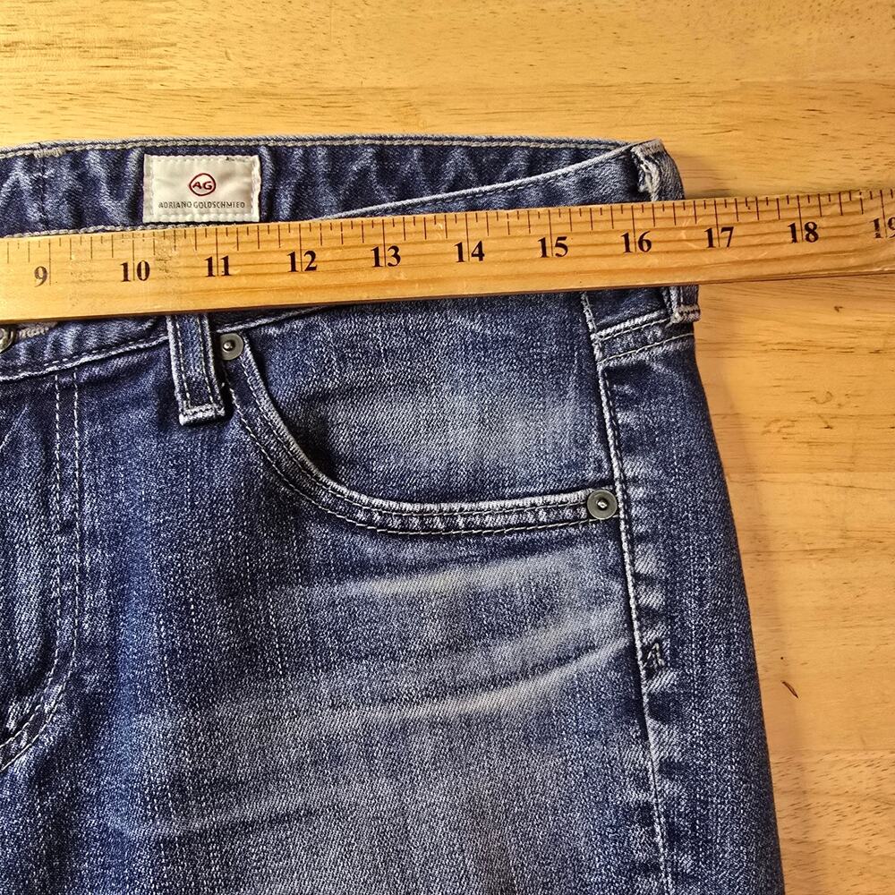 AG Adriano Goldschmied The Stilt Cigarette Leg Denim Blue Jeans Size 30R - Picture 7 of 9